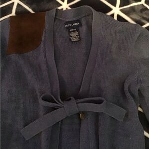 Tie cardigan